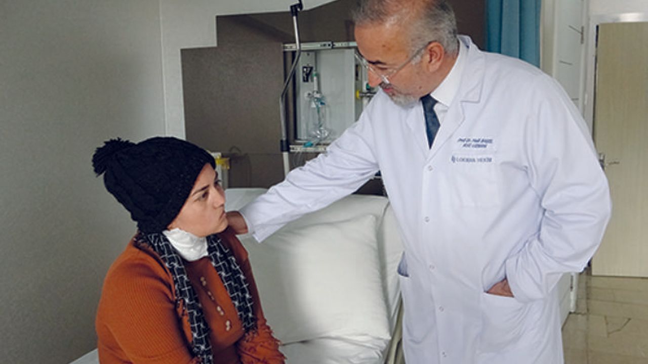 Mersinli hasta Lokman Hekim Van Hastanesinde sağlığına kavuştu