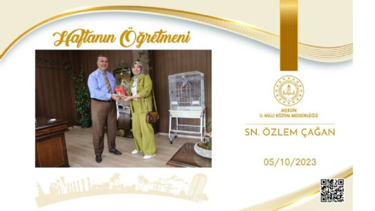 Milli Eğitim Müdrü Koca, bu haftanın öğretmeni ağırladı