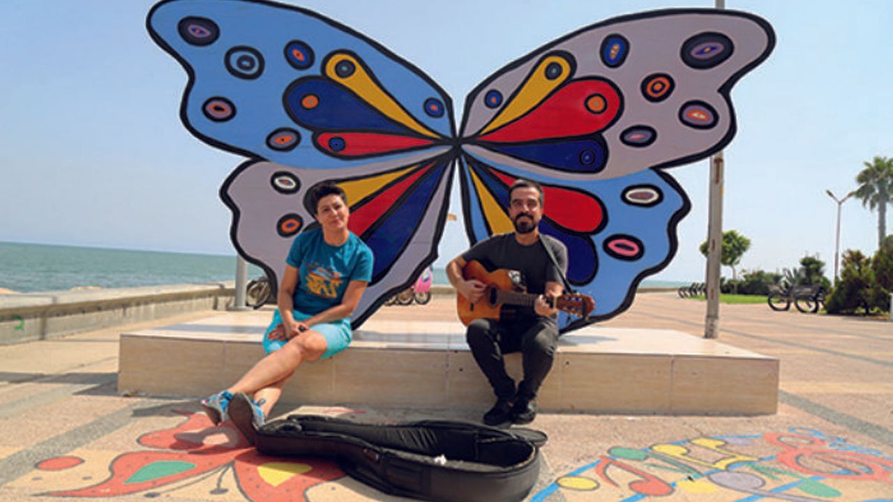 Mezitli'de her alanda sanat var