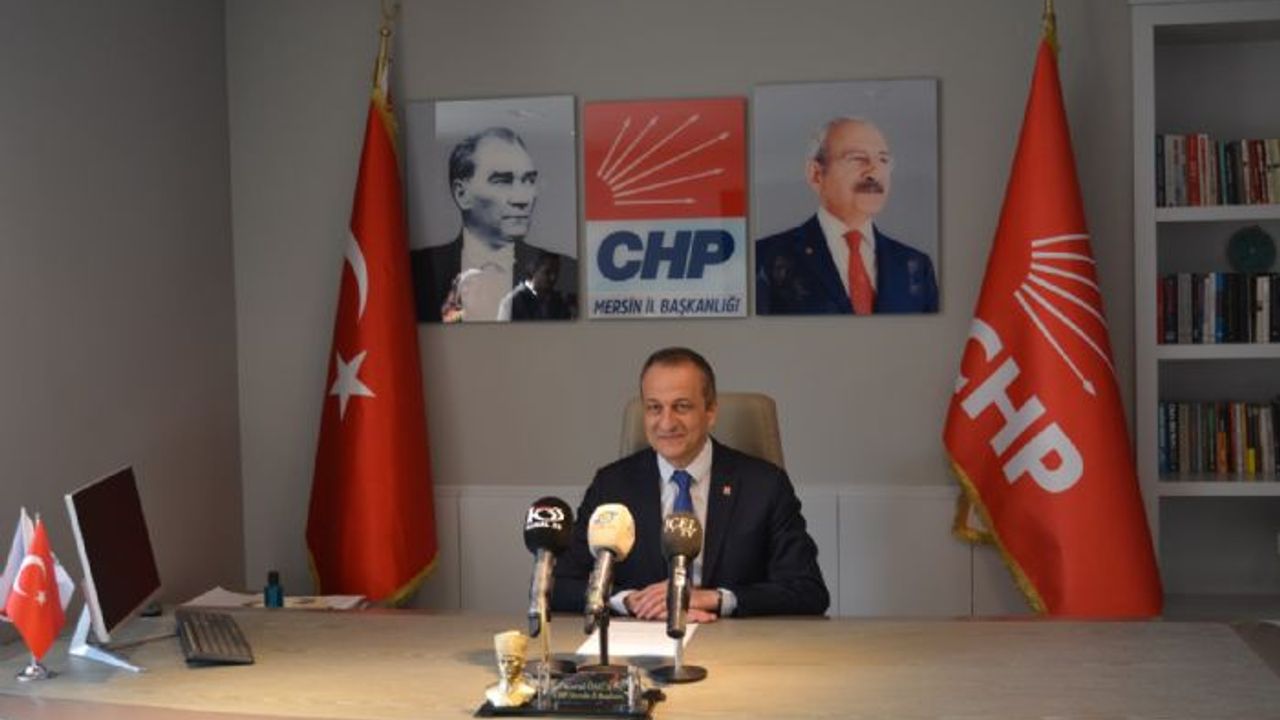 Mersin CHP İl başkanı ömür, hükümete yüklendi