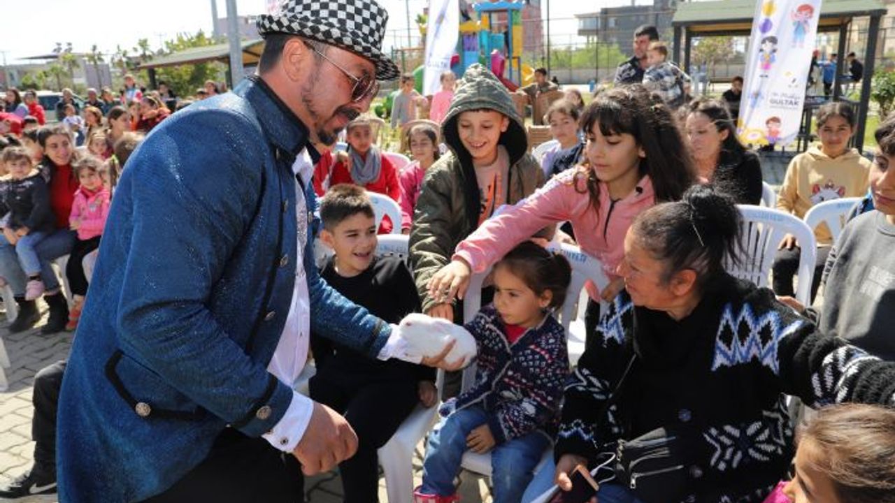Akdeniz Belediyesi'nden deprem mağduru çocuklar için özel etkinlik