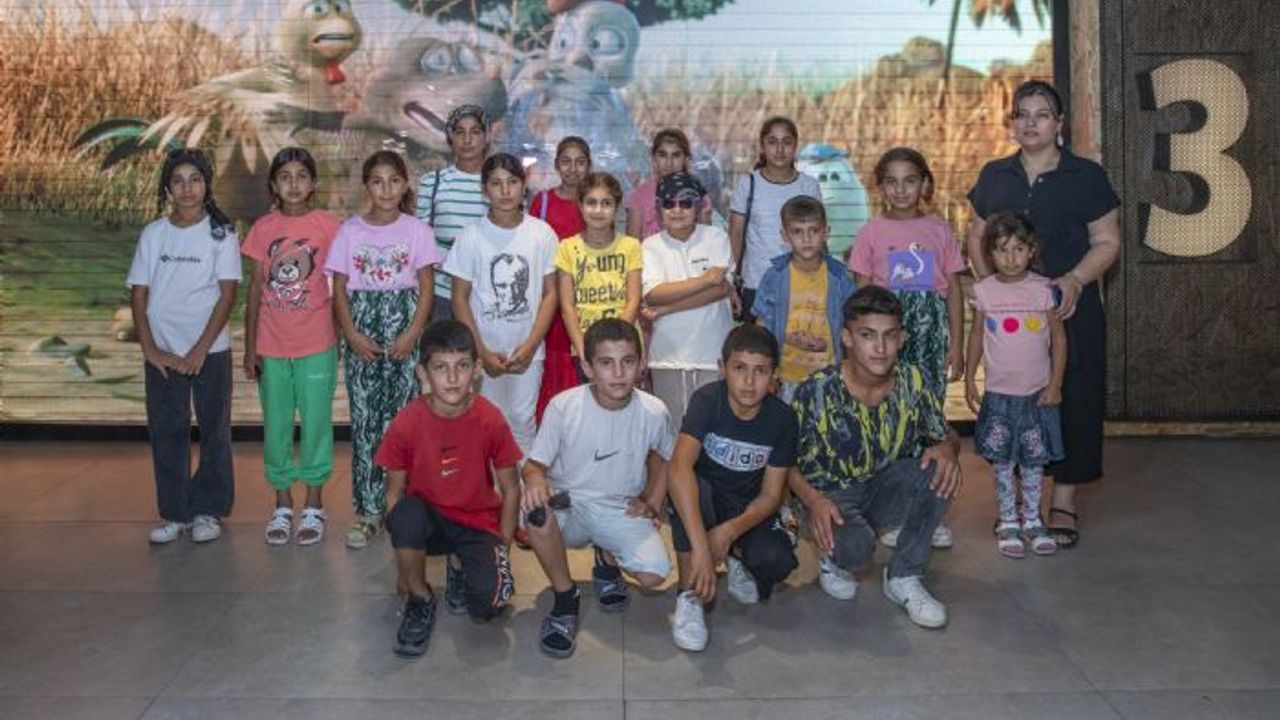 Sosyal uyum etkinliğinde çocuklar kaynaştı