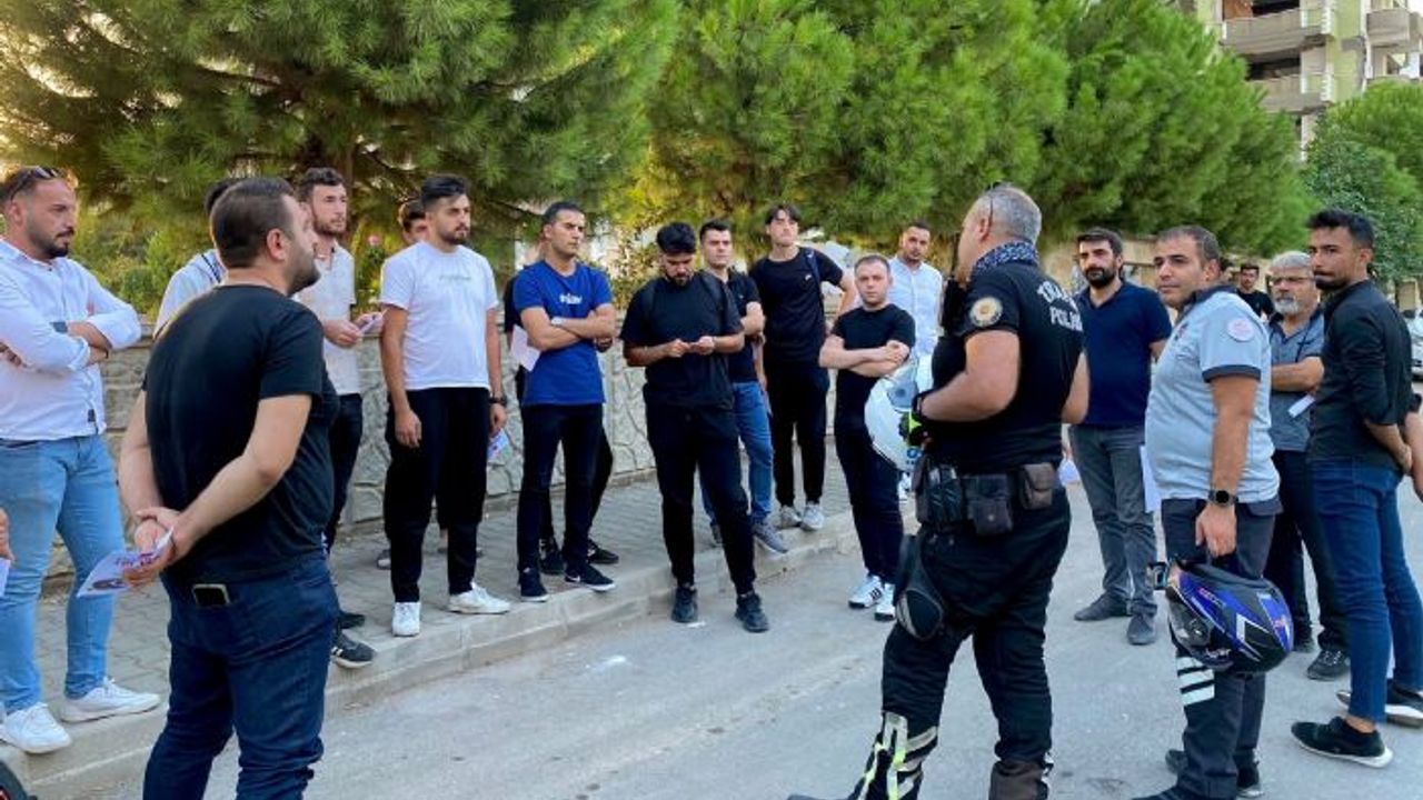 Adıyaman'da Sürücü Adaylarına Kaskın Önemi Anlatıldı