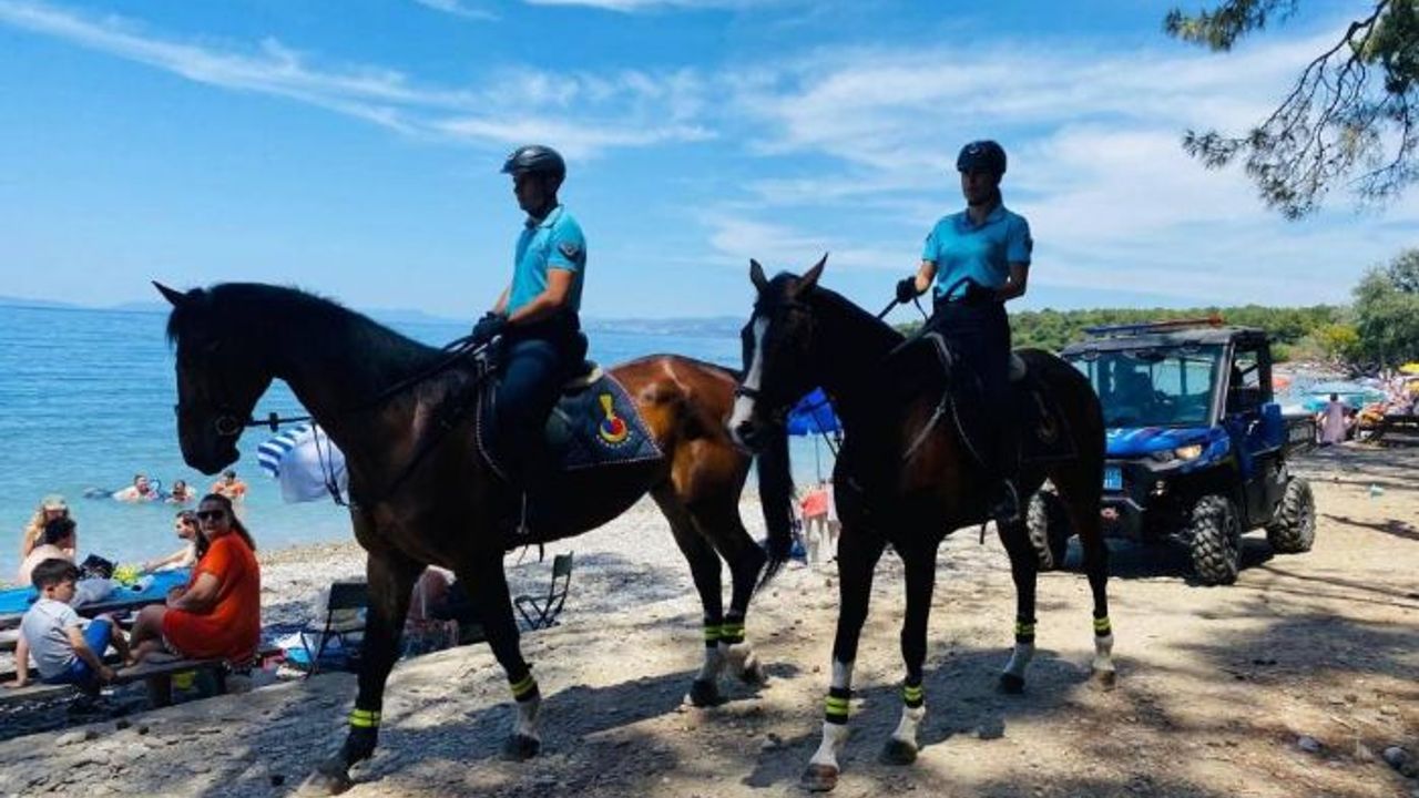 Jandarma Milli Park'ta nöbette