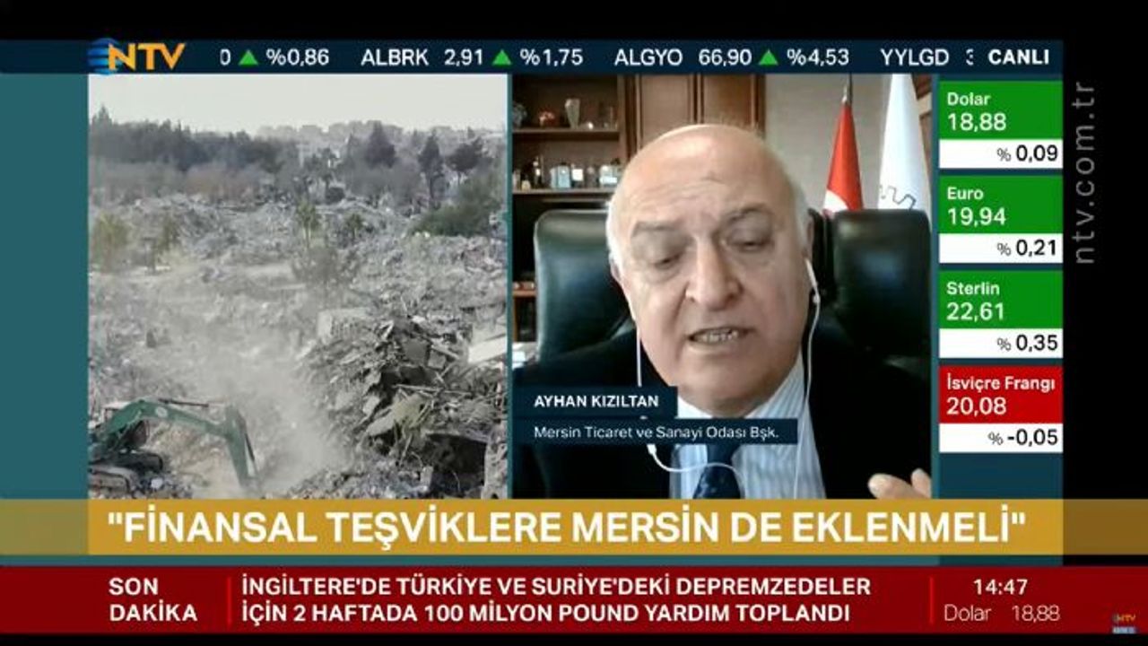 KIZILTAN, NTV YAYINA KONUK OLDU