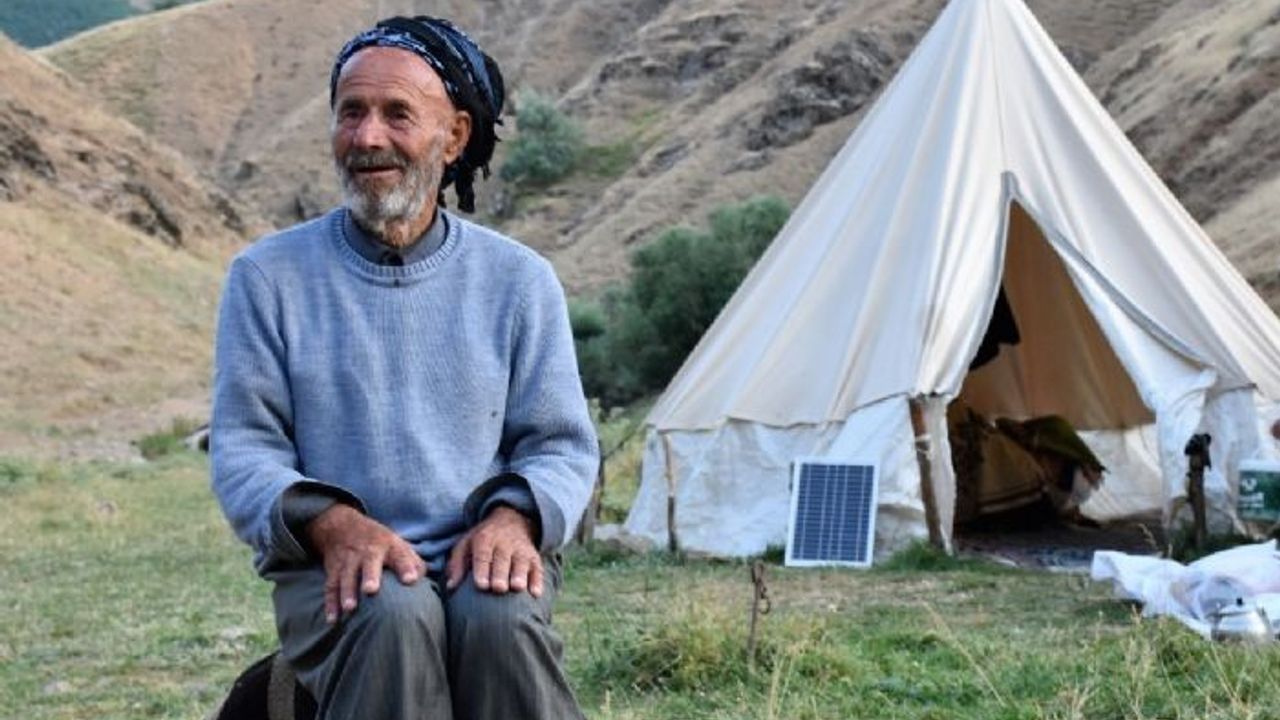 85 yaşındaki Kerem dede yayladan vazgeçmiyor