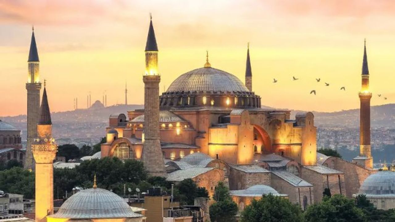 Ak Partili belediyeler Gazze için Ayasofya'da buluştu