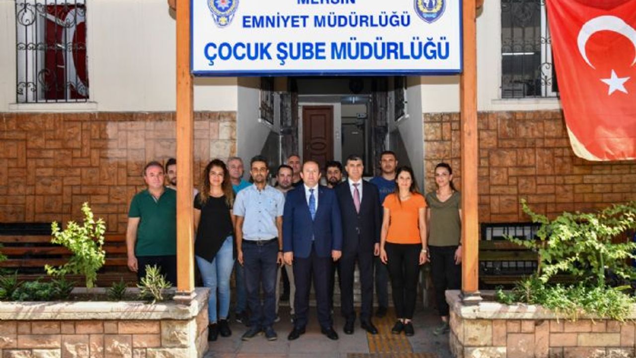 Mersin Valisi Pehlivan'dan, Çocuk Şube Müdürlüğü'ne ziyaret