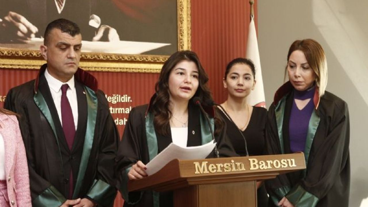 Mersin Barosu: "Cumhuriyet devrimleri ve kadının insan hakları kazanımlarından vazgeçmeyeceğiz"