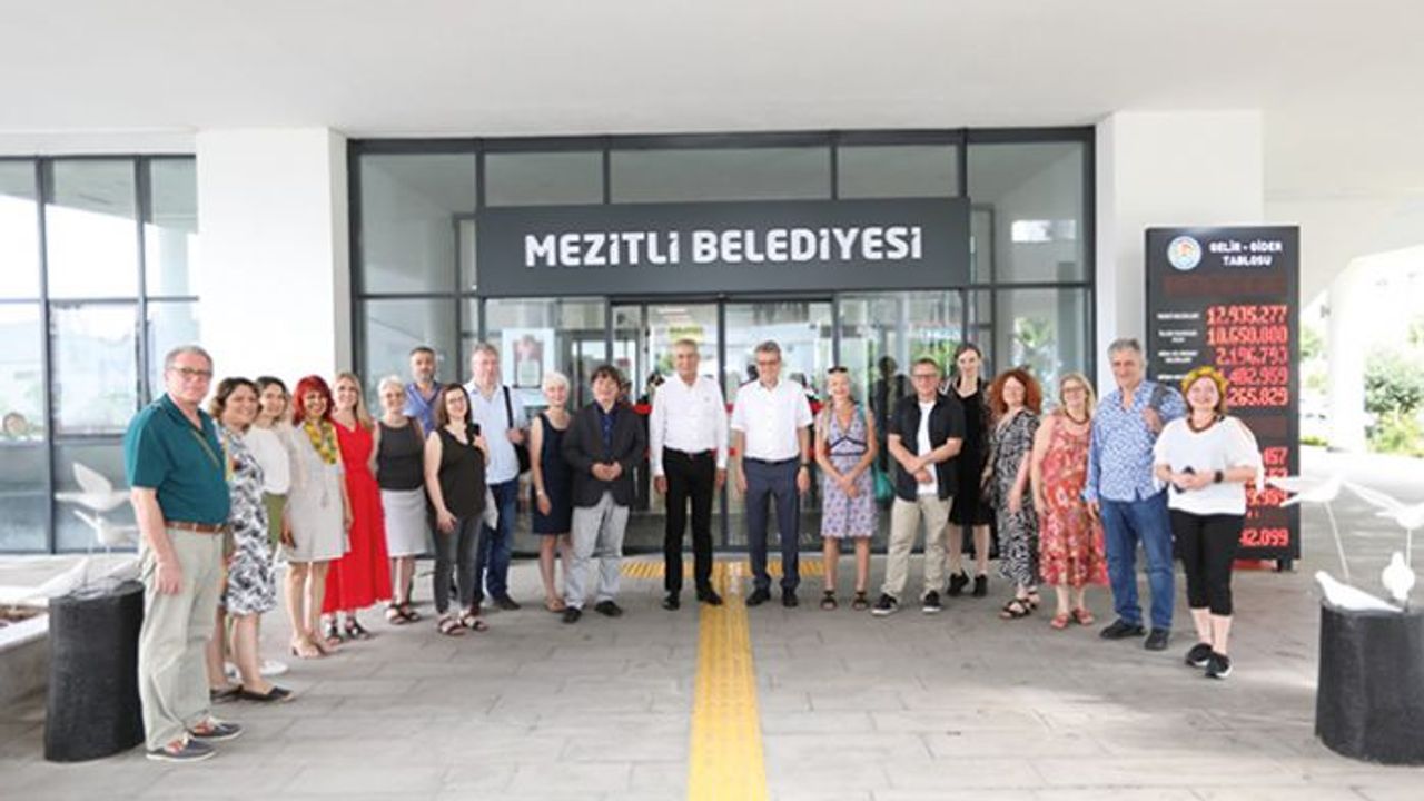 Alman heyetten Tarhan'a ziyaret