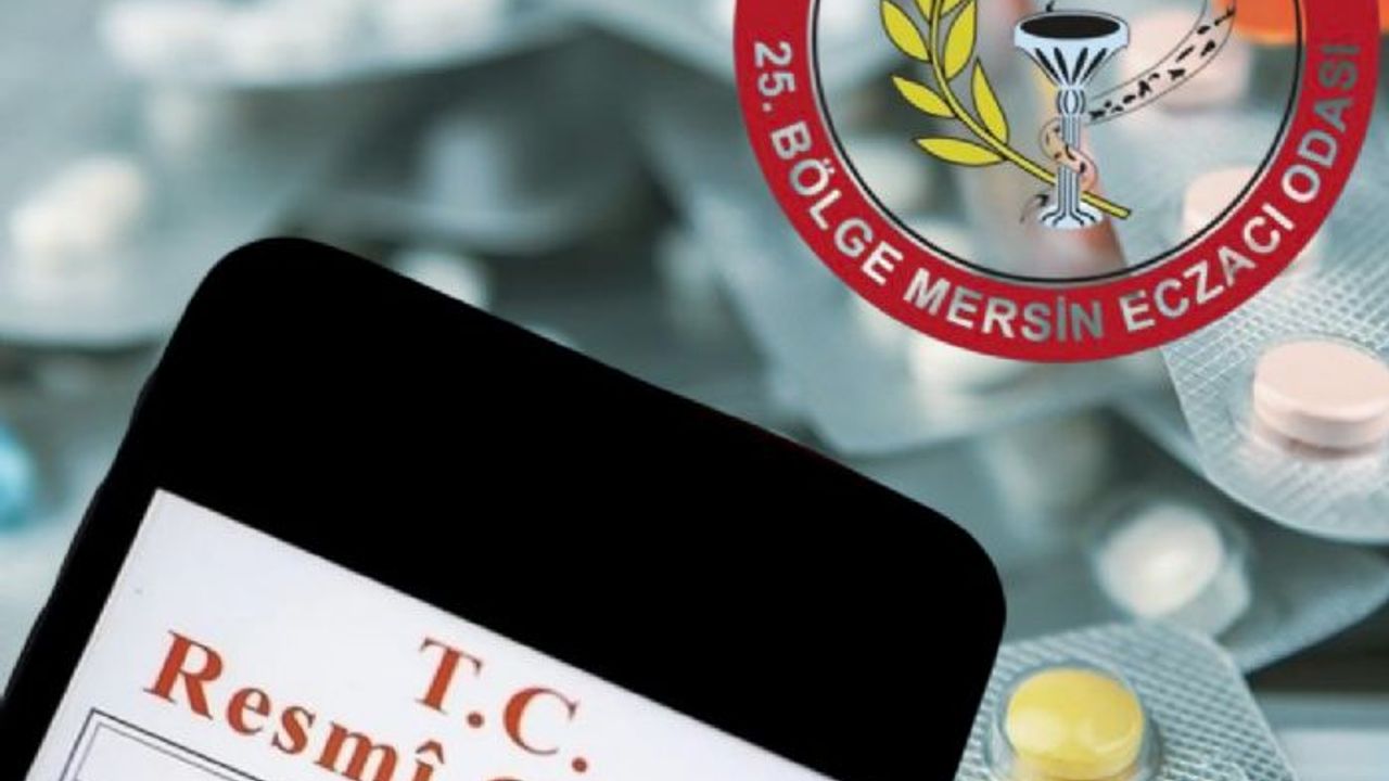 Mersin Eczacı Odası'ndan İlaç Fiyat Kararnamesi hakkında açıklama
