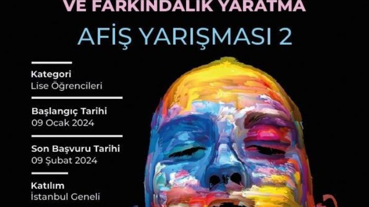 Lise öğrencilerine yönelik "Birlikte Güçlüyüz" temalı afiş