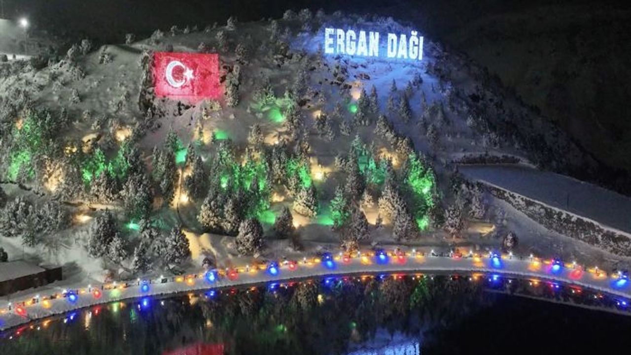 Ergan Dağı Kayak Merkezinde sezon açıldı