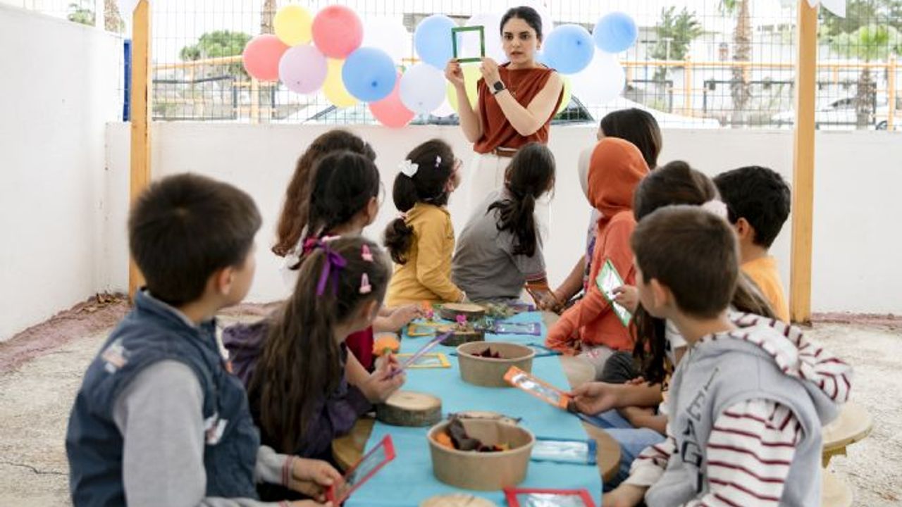 Büyükşehirden çocuklara hobi atölyesi