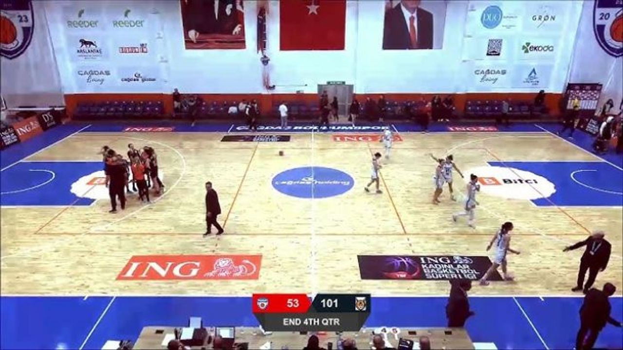 ÇBK Mersin, Bodrum Basketbol'u ezip geçti
