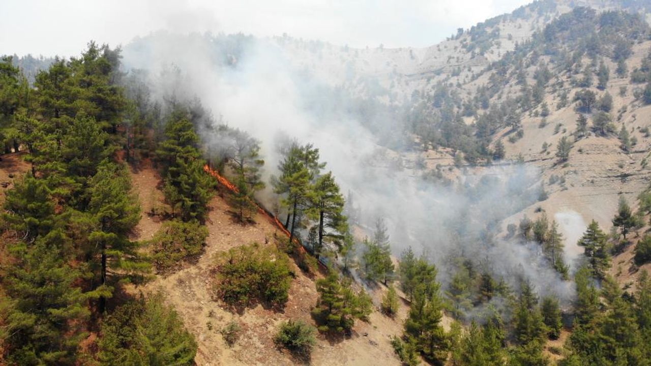 Kahramanmaraş’ta Orman Yangını 3. Gününde