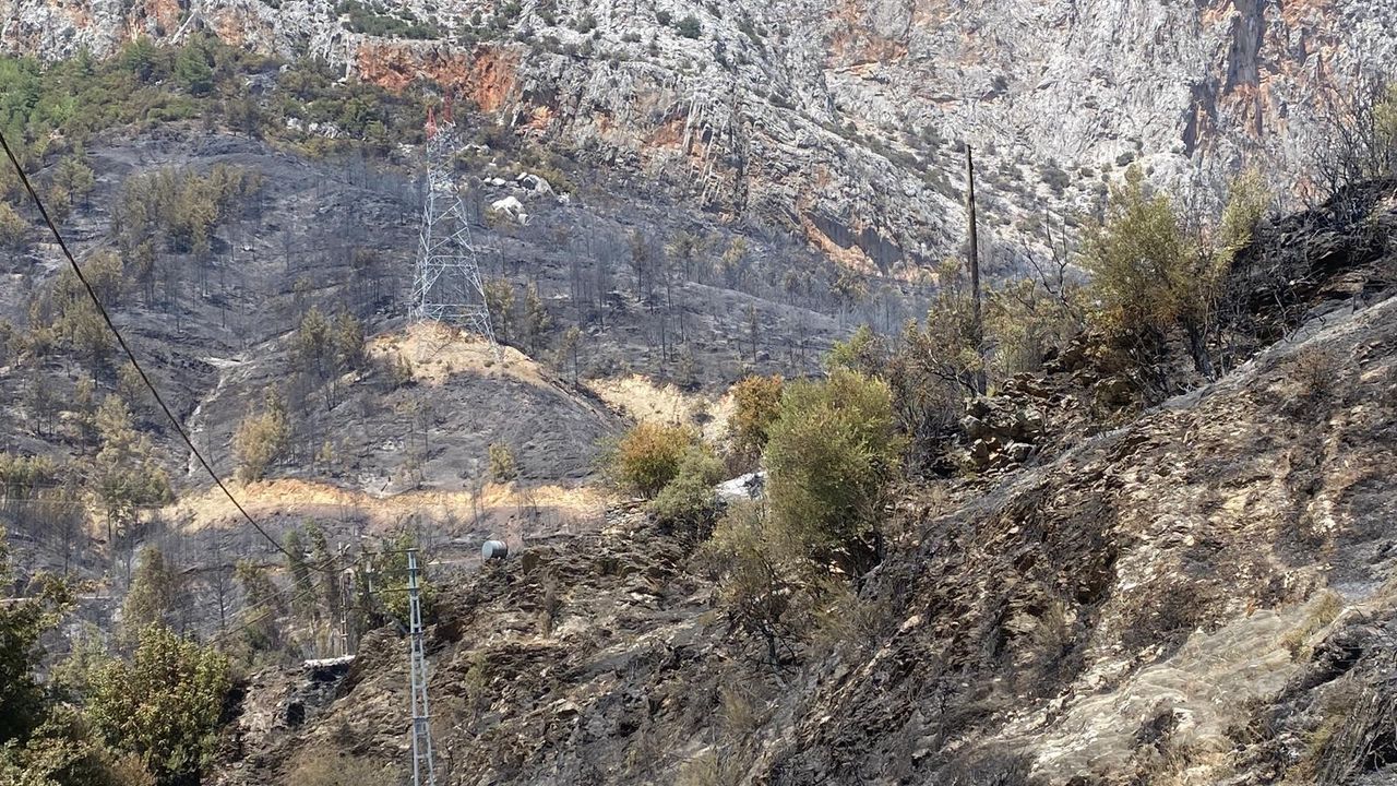 Anamur’daki Orman Yangını Kontrol Altına Alındı: Soğutma Çalışmaları Sürüyor