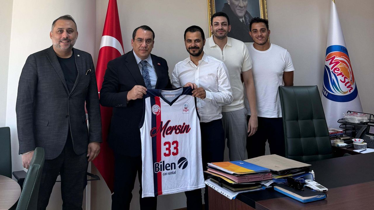 Mersin Barosu Spor Kulübü, Vali Yardımcısı Kaya’yı Ziyaret Etti