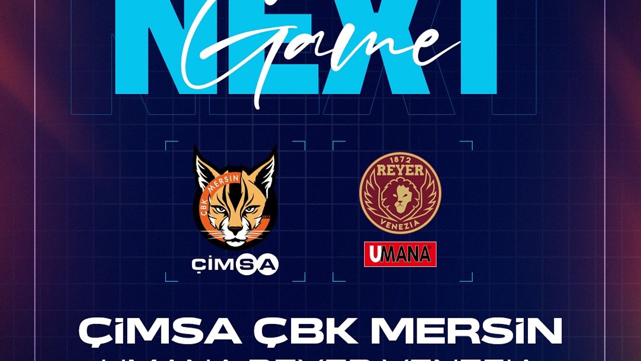 ÇBK Mersin Avrupa'da İlk Galibiyetini Almak İstiyor