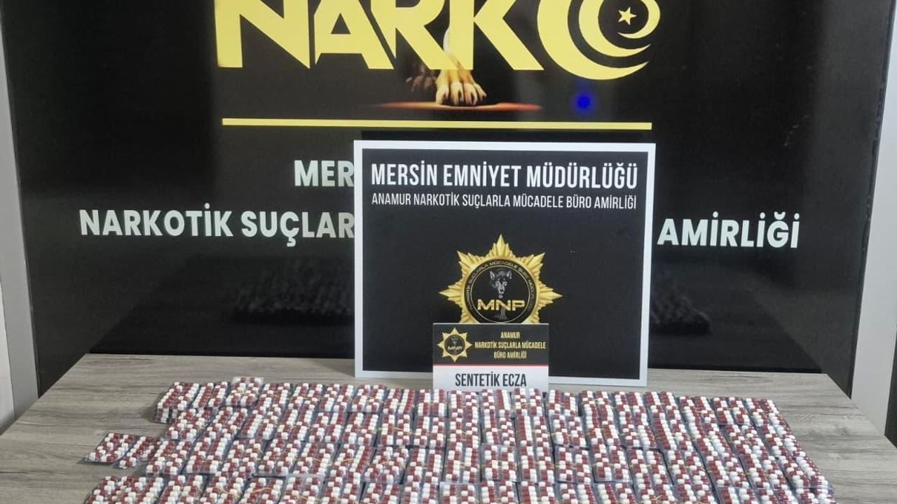 Bir Haftada Büyük Operasyon: Mersin’de 57 Bin Hap Ele Geçirildi