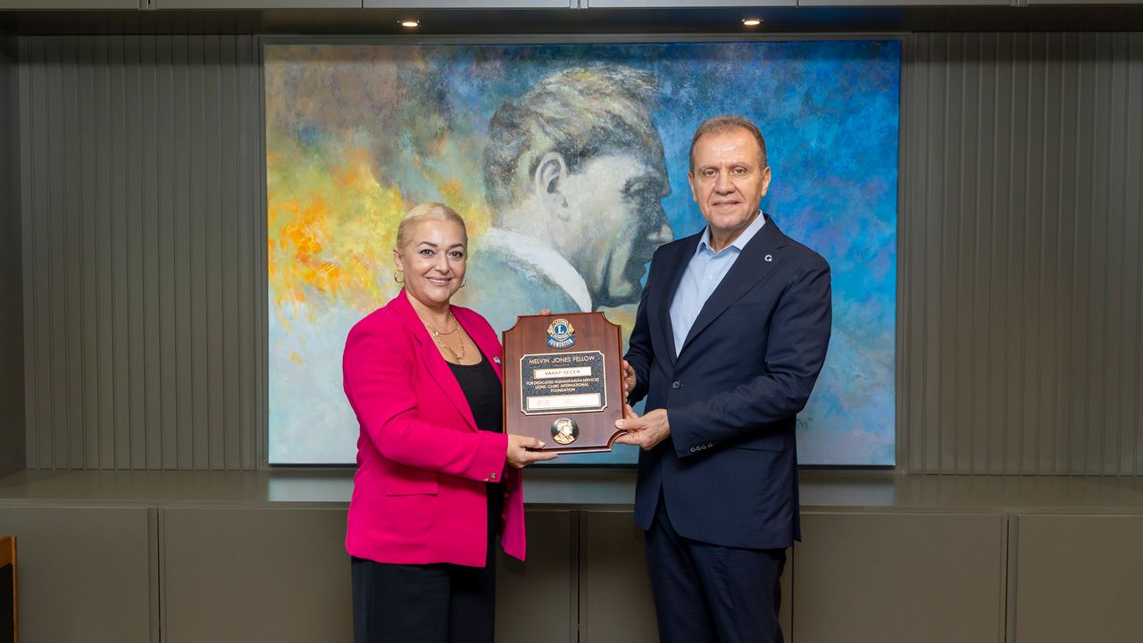 Başkan Seçer ‘Melvın Jones Fellawshıp Dostluk Ödülü’ne Layık Görüldü