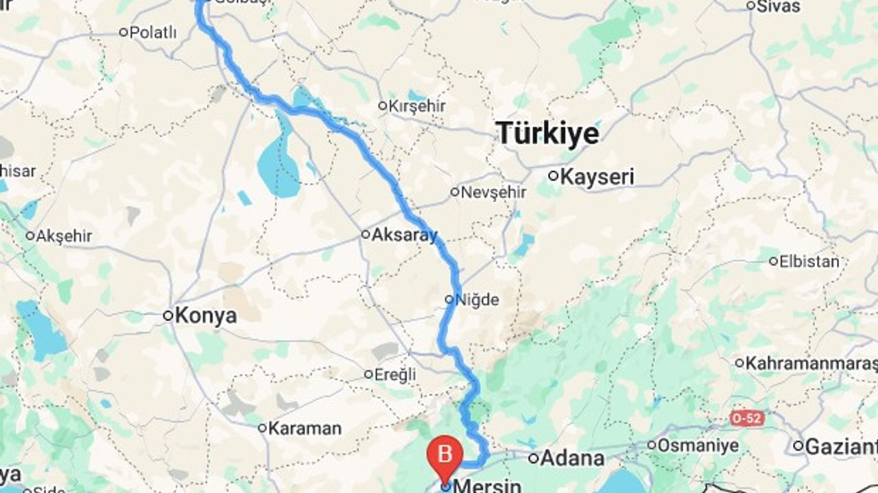 Ankara-Mersin Arası Kaç Saat Sürüyor?