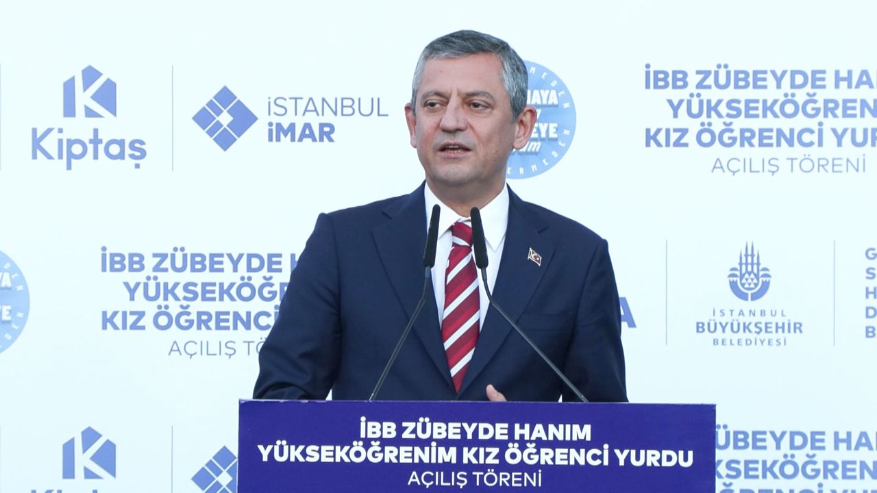 Özgür Özel, Şişli'de Kız Öğrenci Yurdu Açılış Törenine Katıldı