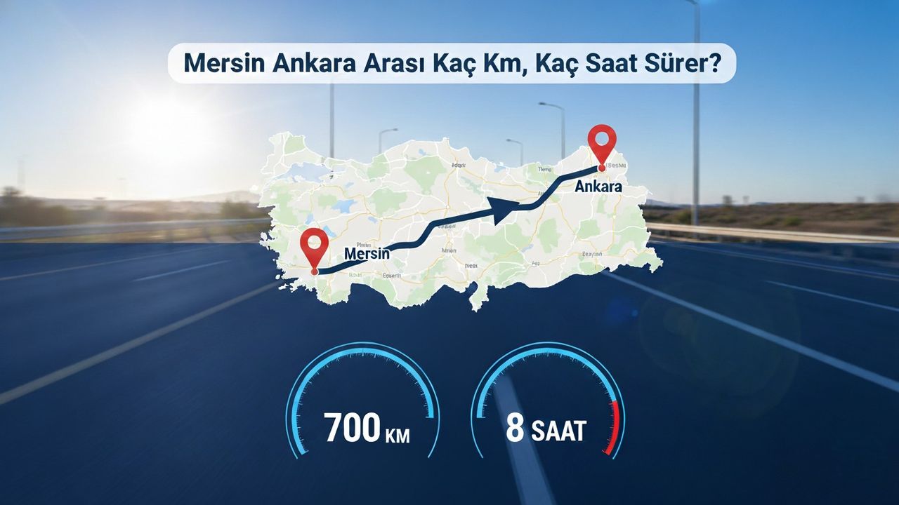 Mersin Ankara Arası Kaç Km, Kaç Saat Sürer? 2025 Güncel Mesafe, Yakıt ve Ücret Bilgileri