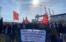 İşten Çıkarılan Liman İşçileri Eylemlerini Sürdürüyor