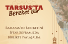 Tarsus’ta Ramazan sofrası kuruluyor