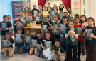 Halk kütüphanesi çocuklara sanat merkezi oldu