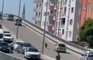 Mersin'de Kaçan keçi, trafiği birbirine kattı
