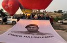 Balonlar 15 Temmuz için Türk bayrakları ile havalandı
