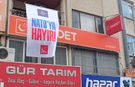 Saadet Partisi'den "NATO'ya Hayır" pankartı söküldü
