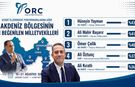 Akdeniz'in en beğenilen 5 milletvekilinden 2'si Mersin'den