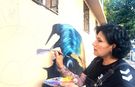 Duvarlara renk, hayata neşe katıyor