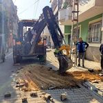 Akdeniz’de Yol ve Kaldırım Çalışmaları Sürüyor