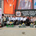 Mersin Büyükşehir’den üreticiye feromon tuzağı desteği