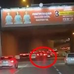 Makas attı başka bir araca çarptı ve kaçtı