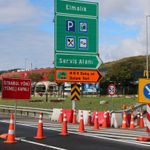 Anadolu Otoyolu'nun İstanbul istikametinde yol çalışması