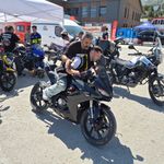 Mersinli motosikletçilerden Erzincan Motofest 2026’da güvenli sürüş eğitimi