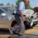 Zincirleme kazada kaymakam ve savcı çift de yaralandı