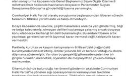 CHPli Çiftçiden kurultay soruşturmasına ilişkin açıklama