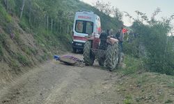 Samsun’da Kontrolden Çıkan Traktör Can Aldı
