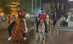 Galatasaray’ın şampiyonluğu Karabük’te atlı kutlamayla taçlandı