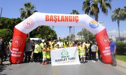 Mersin Sahilinde Sağlıklı Yaşam İçin Pedal Çevirildi