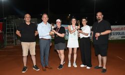 Anamur’da Mustafa Güngör Çiftler Tenis Turnuvası Sona Erdi
