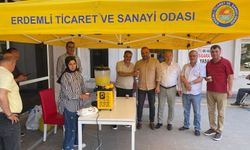 Erdemli TSO’dan Hastane Girişinde Doğal Limonata İkramı