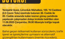 Yenişehir Trafik Düzenlemesi Başlıyor