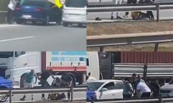 TAG Otoyolu'nda Sürücüler Arasında Kavga: Bir Kişi Darbedildi